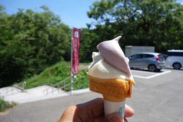 物産館のアイスクリーム