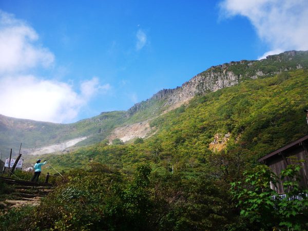 紅葉少し始まり/安達太良山