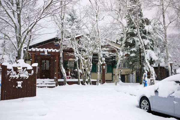 裏磐梯の積雪